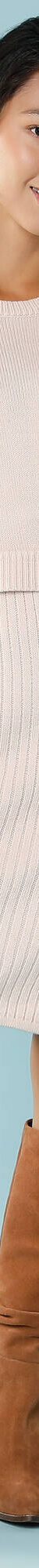 Robe pull effet portefeuille, Spécial Petites (beige) Robe pull effet portefeuille, Spécial Petites (beige)